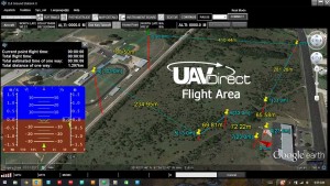 DJI-Ground-Station-PC-Software-Screen-Shot-with-UAV-Waypoit-Mission